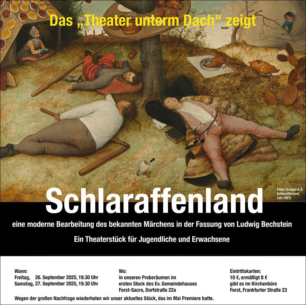 Plakat Theater Schlaraffenland